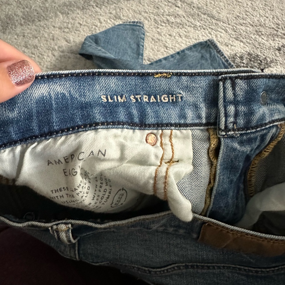 American Eagle Outfitters Blue Denim Jeans - Picture 4 of 4